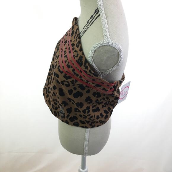Flirtitude Active Crop Top Chocolate Leopard Large - Picture 10 of 16